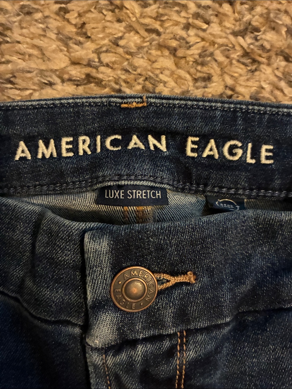 American Eagle BFF jegging -size large (14, 16, 18) x-short - Picture 2 of 10